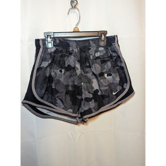 Nike Pants - NIKE Dri-Fit Tempo Black And Gray Camo Size Medium Lined Drawstring Athletic